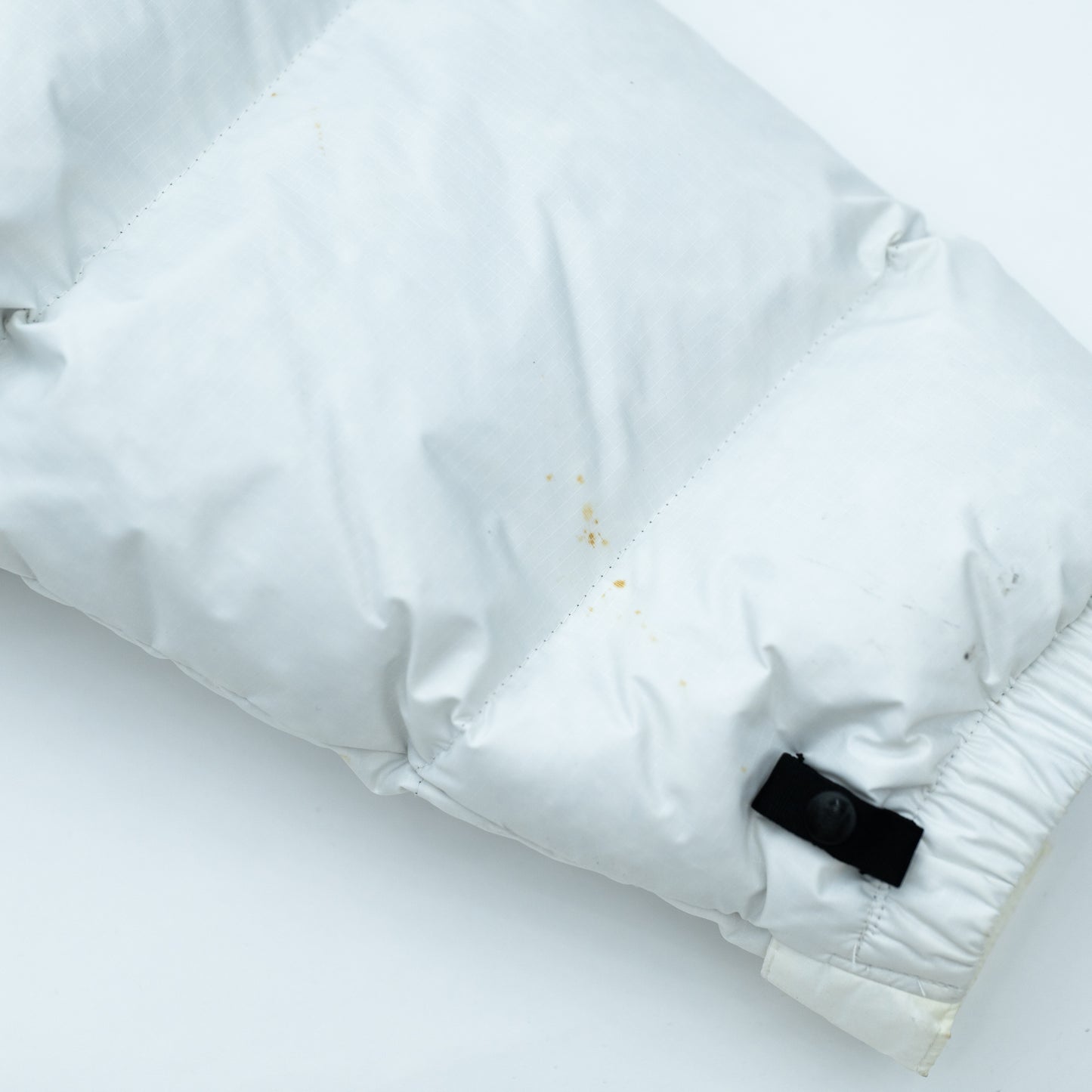 Northface White and Black Nupste Jacket