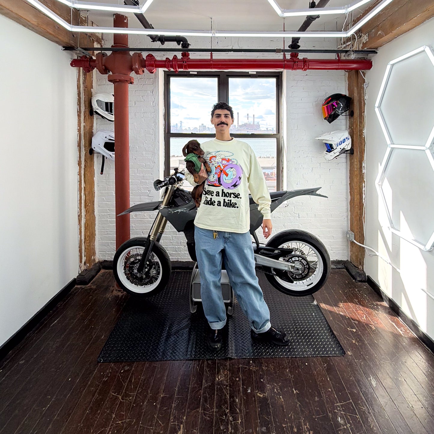 Save a Horse, Ride A Bike Long Sleeve