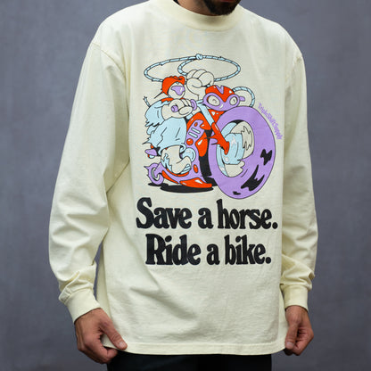 Save a Horse, Ride A Bike Long Sleeve
