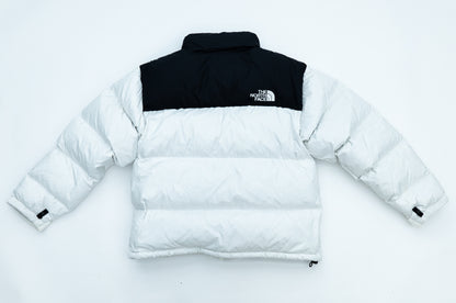 Northface White and Black Nupste Jacket