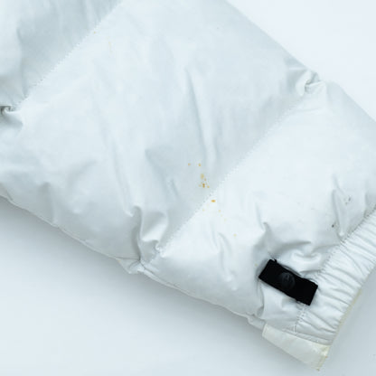 Northface White and Black Nupste Jacket